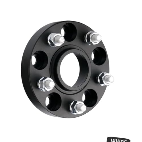 WheelSpacers Embers Rad Spacer Adapter PCD 5x112 CB 57,1mm M14x1,5 Für Bentley Geschmiedete Aluminium Legierung 1 Stück(Athletic Black 25mm) von SRQORT