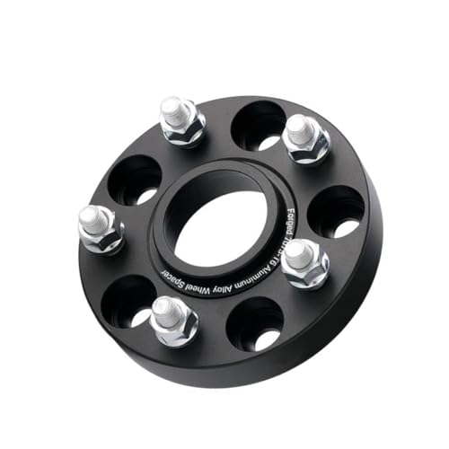 WheelSpacers Embers Spurverbreiterungen 5x114,3 CB 60,1mm M12x1,5 Adapter Für Camry Für RAV4 1 Stück(1 piece Black 25mm) von SRQORT