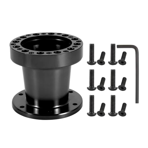 WheelSpacers Lenkradnaben-Adapter-Kit 2 Farben 3-Zoll-Auto-Lenkradnabe Aluminium-Abstandshalter Lenkradnaben-Adapter-Kit mit Schraubenschlüssel WheelSpacers Lenkradnaben-Adapter-Kit 2 Farben 3-Zoll-Auto-Lenkradnabe Aluminium-Abstandshalter Lenkradnaben-Adapter-Kit mit Schraubenschlüssel von SRQORT