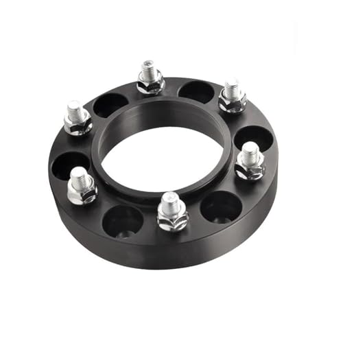 WheelSpacers Spurverbreiterung Adapter PCD 6x139,7 CB 78,1mm M14X1.5 Für Chevy Für Cheyenne Für Silverado 1 stück(1PC Black 50mm) von SRQORT