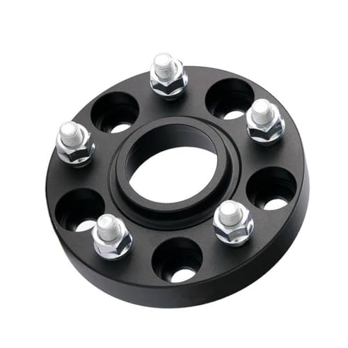 WheelSpacers Spurverbreiterungen Adapter PCD 5x114,3 CB 66,1mm M12x1.25 Für Infiniti QX50 QX60 QX70 Q50 Q60 Q70 EX FX 1 Stück(1PC Black 15mm) von SRQORT