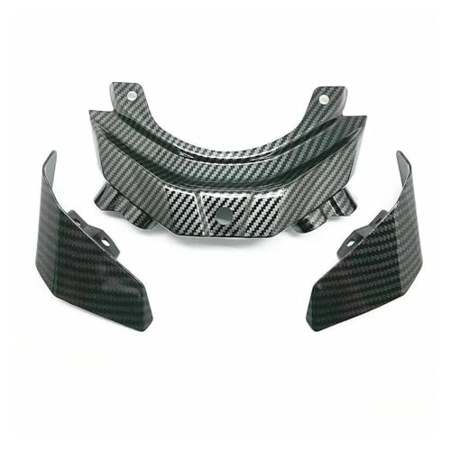 Wind Wing Spoiler Motorrad Real Carbon Fiber Hinten Schwanz Verkleidung Rücklicht Schutz Abdeckung Für MT10 FZ10 MT-10 FZ MT 10 2016-2022 Motorradspoiler(ABS Plastic) von SRQORT