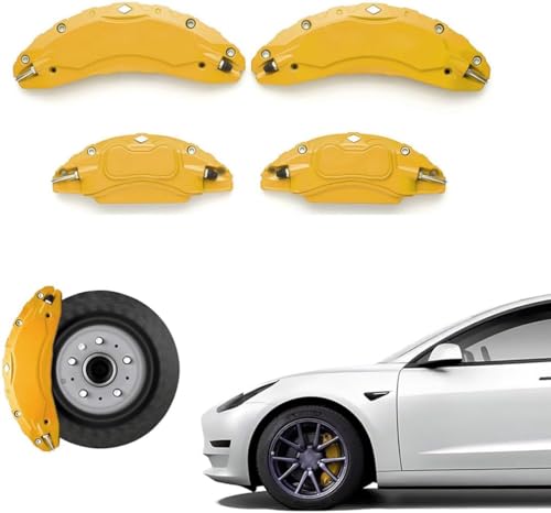 4 Stück Auto Bremssattel Abdeckung für Honda Legend 2006 2007 2008 2009 2010, Bremssattel Schutz Abdeckung Aluminium Bremssattelabdeckung Nützliche,Yellow 4 Stück Auto Bremssattel Abdeckung für Honda Legend 2006 2007 2008 2009 2010, Bremssattel Schutz Abdeckung Aluminium Bremssattelabdeckung Nützliche,Yellow von SRSDG