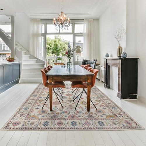 SRTJURFG Groß Teppich 160x180 cm Bequeme rutschfest Kurzflor für Schlafzimmer Küche Heimbüro Wohnkultur modern Retro Blumen blau gelb SRTJURFG Groß Teppich 160x180 cm Bequeme rutschfest Kurzflor für Schlafzimmer Küche Heimbüro Wohnkultur modern Retro Blumen blau gelb von SRTJURFG