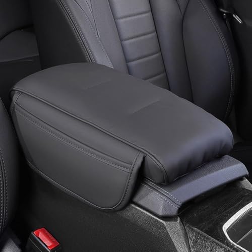 SRTMIRJJ Auto Mittelkonsole Armlehne Kissen für VW Taigo Touran CC Beetle Passat Jetta B6 B7 B8, rutschfest Mittelarmlehne Polster Universal Auto Armlehnen Auflage,B-33 * 18 von SRTMIRJJ