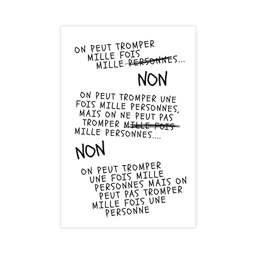 Filmposter mit Aufschrift "You Can Deceive A Person A Thousand Times", Stadt der Angst, Leinwand, Schlafzimmer, Dekoration, Sport, Landschaft, Büro, Zimmer, Dekoration, Geschenk, ohne Rahmen, 30 x 45 cm Filmposter mit Aufschrift "You Can Deceive A Person A Thousand Times", Stadt der Angst, Leinwand, Schlafzimmer, Dekoration, Sport, Landschaft, Büro, Zimmer, Dekoration, Geschenk, ohne Rahmen, 30 x 45 cm von SRVOOZ