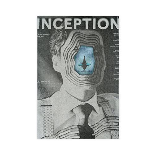 SRVOOZ Inception Filmposter 2 Leinwandposter Wandkunst Dekor Bild Gemälde für Wohnzimmer Schlafzimmer Dekoration Rahmen Stil 60 x 90 cm von SRVOOZ