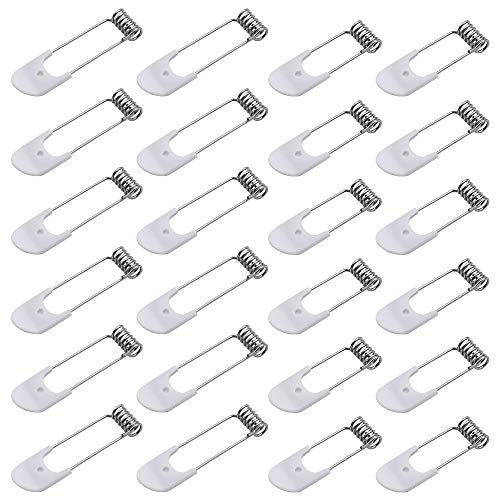 SRunDe 24 Stück MR16 GU10 Haltefeder Clip 50mm und 60mm Durchmesser LED Haltefederklemmen Haltefeder Ring Verschluss Clips für LED Einbauleuchte GU10/MR16 Downlight Spotlight Lampenfassung von SRunDe