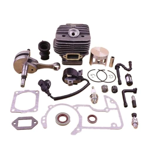 Big Bore Zylinder Kolben Kurbelwelle Zündspule Dichtung Filter Öl Dichtung Kit Kompatibel mit MS660 066 MS 660 Kettensäge 54mm 56mm(56MM BIG BORE) von SRxBKC