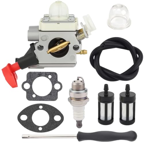 C1M-S267A FS40 Vergaser kompatibel mit FS50 FS50C HT56 HT56C KM56 KM56C KN56 FS56 FS56C FS70 FS70C FS70 41441200603(Silver) von SRxBKC