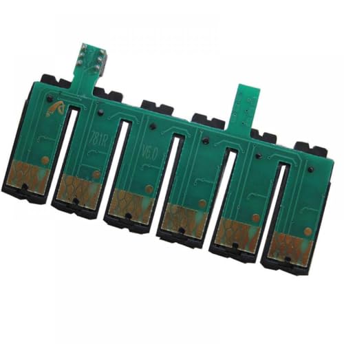 Ciss Permanent Chip kompatibel mit Stylus Photo R260 R280 R380 RX580 RX595 RX680 Artisan 50 Printer T0781 von SRxBKC
