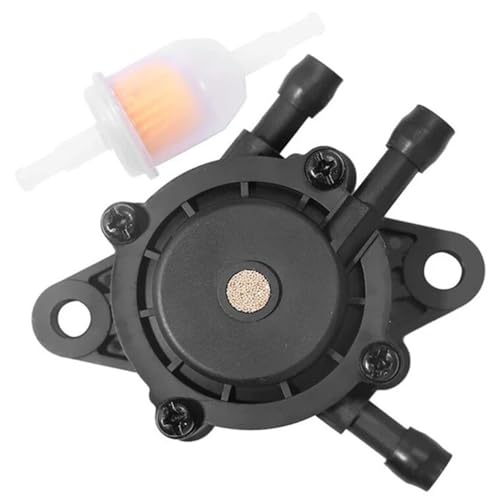 Kraftstoffpumpe kompatibel mit 17 PS bis 25 PS Rasenmäher-Vakuumgas-Kraftstoffpumpe mit Filter Kompatibel mit kompatible Motoren von SRxBKC