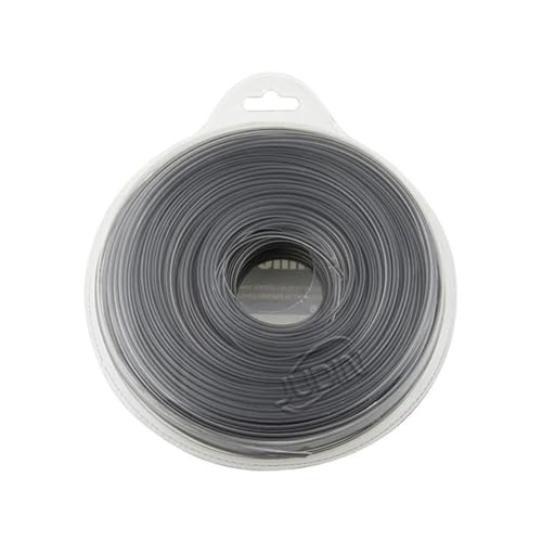 Nylon-Mähseil aus langem, zweifarbigem, quadratischem Draht, kompatibel mit Rasenmäher, 80 m, 65 m, 50 m. Optionen(2.7MM 1LB) von SRxBKC