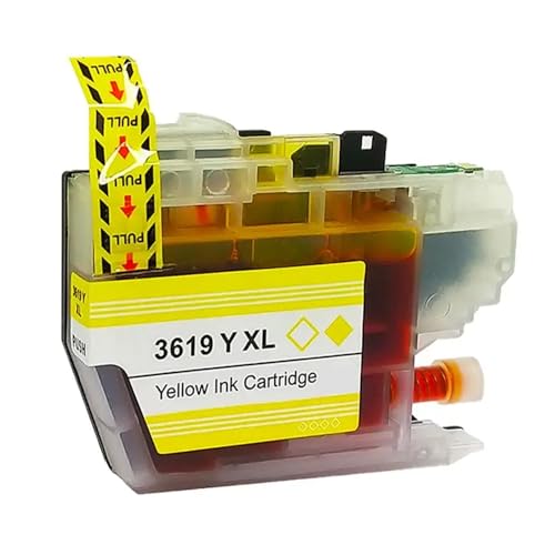 SRxBKC Kompatible Tintenkartusche LC3619XL Kompatibel mit MFC-J3530DW MFCJ-3930DW MFC-J2330DW MFC-J2730DW mit LC3619 LC3617 3619 3617 XL(Yellow) von SRxBKC