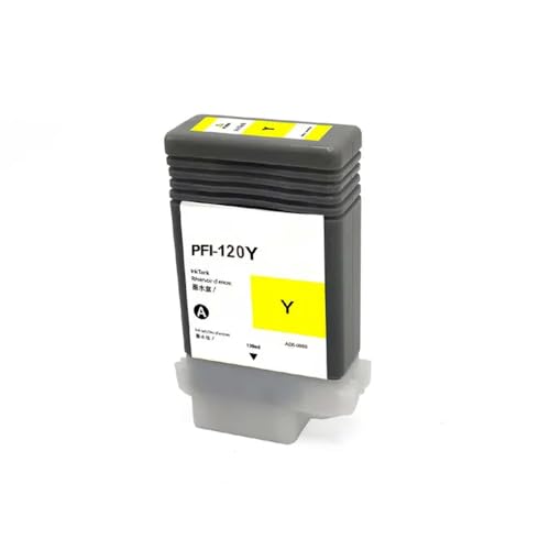 Kompatible Tintenpatrone Kompatibel mit PFI-120 PFI120 Kompatibel mit ImagePROGRAF IPF TM-200 TM-205 TM-300 TM-305 Drucker(1PCS Y) von SRxBKC