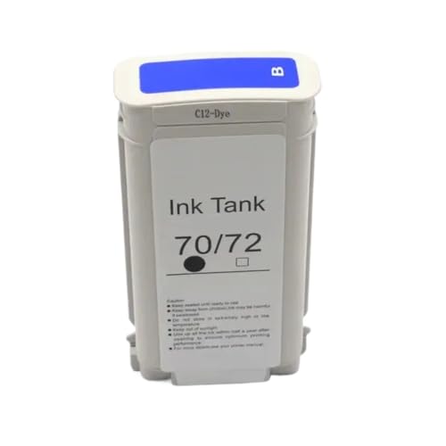 SRxBKC Kompatible Tintenpatrone mit Chip Kompatibel mit das Designjet Z2100 Z3100 Z3200 Z5200 Z5400 Drucker 70 ml Farbstofftinte Ersatz(Blue) von SRxBKC