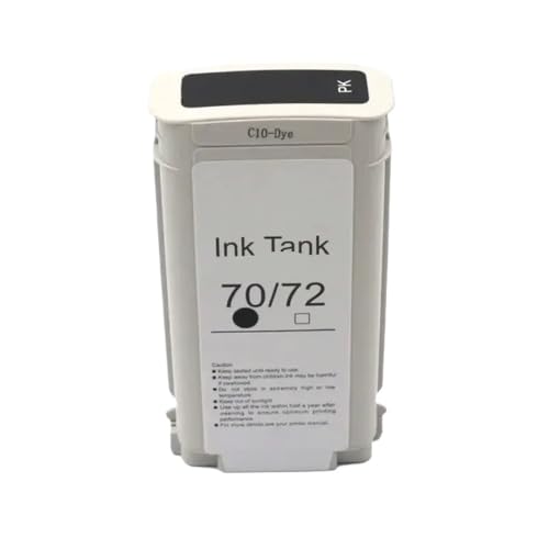 SRxBKC Kompatible Tintenpatrone mit Chip Kompatibel mit das Designjet Z2100 Z3100 Z3200 Z5200 Z5400 Drucker 70 ml Farbstofftinte Ersatz(Photo Black) von SRxBKC