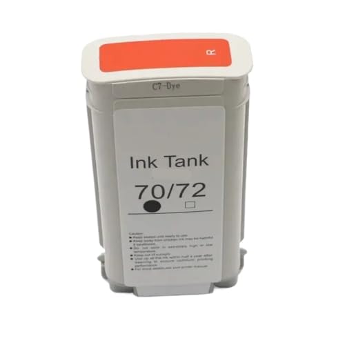 SRxBKC Kompatible Tintenpatrone mit Chip Kompatibel mit das Designjet Z2100 Z3100 Z3200 Z5200 Z5400 Drucker 70 ml Farbstofftinte Ersatz(Red) von SRxBKC