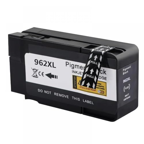 SRxBKC Kompatible Volltintenpatronen Kompatibel mit 962 962XL Kompatibel mit OfficeJet Pro 9010 9012 9015 9016 9018 9019 9020 9022 9025 9026 9027 9029 Drucker(1PC-BK) von SRxBKC