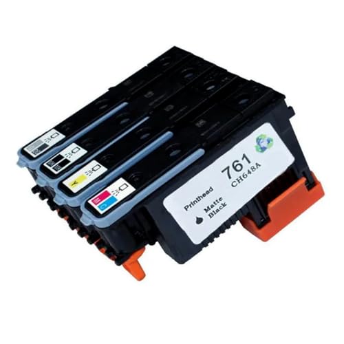 SRxBKC Kompatibler Druckkopf-Ersatz Kompatibel mit DesignJet T7100 T7200 CH645A CH646A CH647A CH648A(1Set-4 Pieces) von SRxBKC