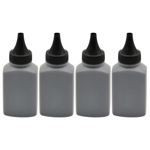 SRxBKC Kompatibler Patronen -Refill -Tonerpulver Kompatibel mit M154 M180 M180N M181 M181F M155A NW M182NW M183FW M255DW NW M282NW M283FDW FDN FDN(40g Toner-BK 4pcs) von SRxBKC