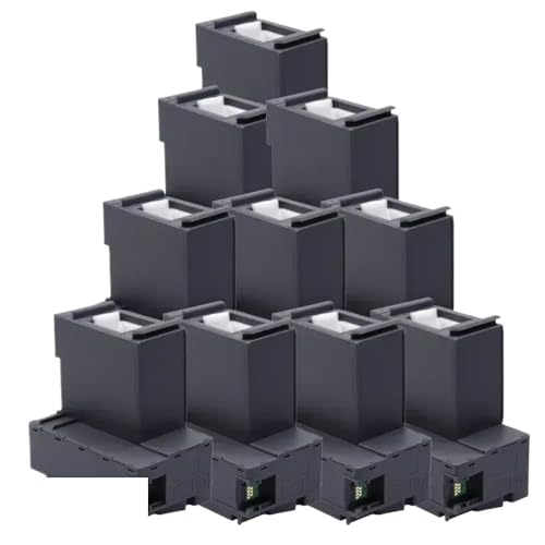 SRxBKC Tintenwartungsbox C13T04D100 T04D100 T04D1 EWMB2 kompatibel mit XP-5105 XP-5100 ET-M2170 L6190 M1180 M2170 EW-M630TB EW-M670FT-Drucker Drucker(10 PCS) von SRxBKC