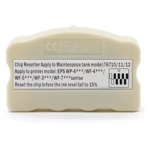 SRxBKC Universal Wartungsbox Decoder kompatibel mit T6710 T6711 T6712 Kompatibel mit WF-7110DTW WF-7610 WF-7610DWF WF-7620 WF-7620DTWF Drucker Reset(1 Pcs) von SRxBKC