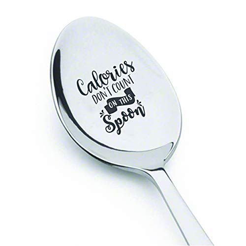 Calories Don't Count on This Spoon Kreative Geschenke für einen Freund von SS SPECIALTY STYLES