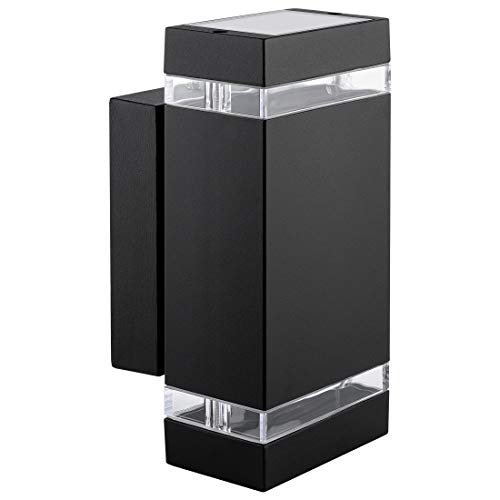 SSC-LUXon LED Wandlampe up & down Außen Wandleuchte IP44 Aufbauleuchte Alu schwarz inkl. 2x LED Leuchtmittel 5W 230V GU10 neutralweiß SSC-LUXon LED Wandlampe up & down Außen Wandleuchte IP44 Aufbauleuchte Alu schwarz inkl. 2x LED Leuchtmittel 5W 230V GU10 neutralweiß von SSC-LUXon