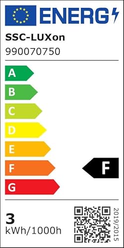 SSC-LUXon Wandleuchte LED Piko-LQ quadratischer Einbaustrahler - IP65 Wasserschutz für den Außenbereich 230V 3,5W warmweiß von SSC-LUXon