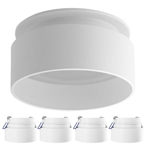 SSC-LUXon 5 Stück Einbau Deckenstrahler Sudara mit indirektem Licht Fassung für GU10 oder Module - Design Einbauspot weiß von SSC-LUXon