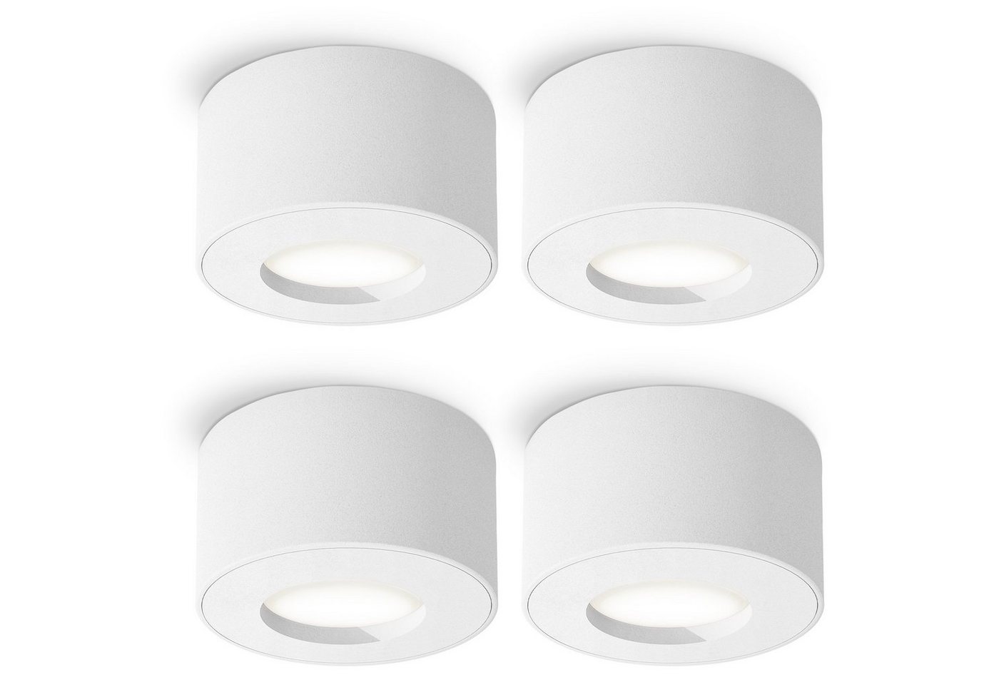 SSC-LUXon LED Außen-Deckenleuchte Aufbauleuchte CELI-1 weiss flach IP44 mit LED Modul mit fourSTEP 4W, Neutralweiß SSC-LUXon LED Außen-Deckenleuchte Aufbauleuchte CELI-1 weiss flach IP44 mit LED Modul mit fourSTEP 4W, Neutralweiß von SSC-LUXon