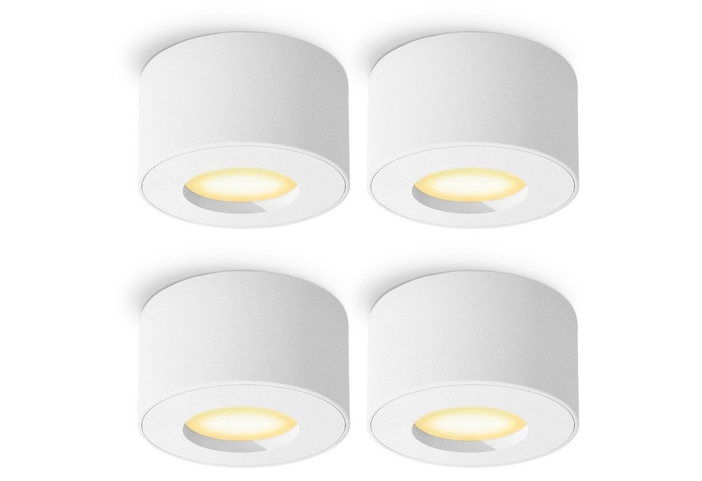 SSC-LUXon LED Außen-Deckenleuchte CELI-1 Aufbauspot in weiss mit IP44 mit fourSTEP LED Modul 4W, Extra Warmweiß SSC-LUXon LED Außen-Deckenleuchte CELI-1 Aufbauspot in weiss mit IP44 mit fourSTEP LED Modul 4W, Extra Warmweiß von SSC-LUXon