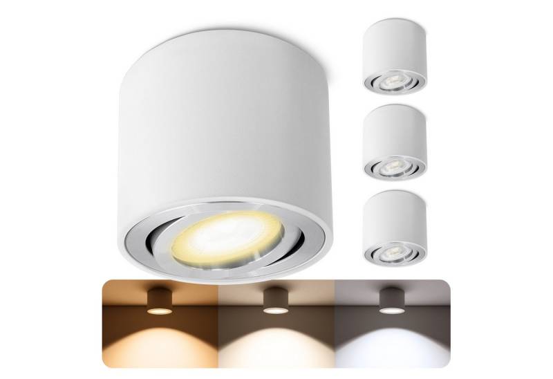 SSC-LUXon LED Aufbaustrahler CELI-2W Aufbaustrahler schwenkbar rund weiß Spot LED GU10 LumiFLEX, Warmweiß bis Tageslicht SSC-LUXon LED Aufbaustrahler CELI-2W Aufbaustrahler schwenkbar rund weiß Spot LED GU10 LumiFLEX, Warmweiß bis Tageslicht von SSC-LUXon