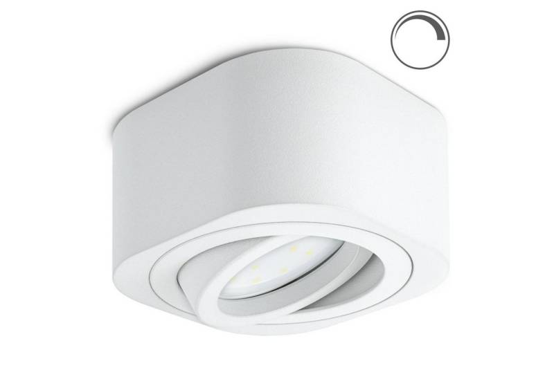 SSC-LUXon LED Aufbaustrahler TEARA LED Aufbauspot weiß flach 6W dimmbar 3CCT Deckenstrahler, Warmweiß bis Tageslicht SSC-LUXon LED Aufbaustrahler TEARA LED Aufbauspot weiß flach 6W dimmbar 3CCT Deckenstrahler, Warmweiß bis Tageslicht von SSC-LUXon