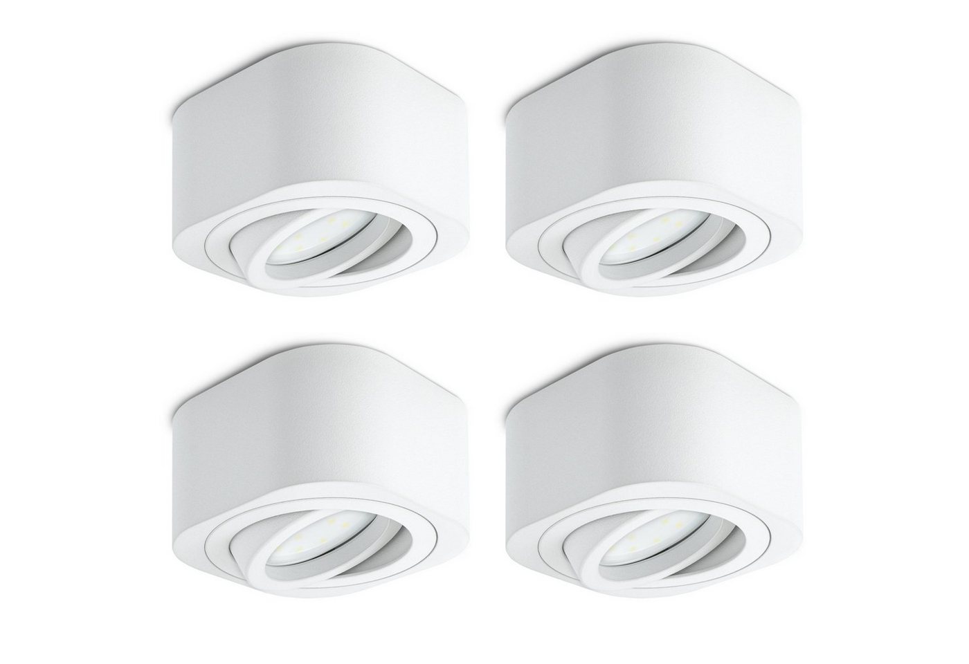 SSC-LUXon LED Aufbaustrahler TEARA LED Aufbauspot weiß flach 6W dimmbar 3CCT Deckenstrahler, Warmweiß bis Tageslicht SSC-LUXon LED Aufbaustrahler TEARA LED Aufbauspot weiß flach 6W dimmbar 3CCT Deckenstrahler, Warmweiß bis Tageslicht von SSC-LUXon