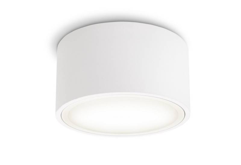 SSC-LUXon LED Aufbaustrahler Flache Aufbauleuchte CELI-X mit LED GX53 5W neutralweiss Spot rund, Neutralweiß von SSC-LUXon