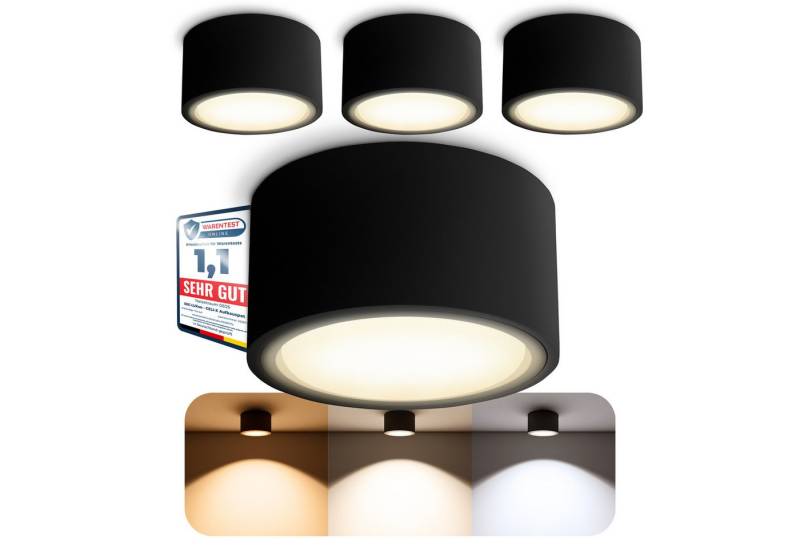 SSC-LUXon LED Aufbaustrahler CELI-X LED Aufbaustrahler schwarz 3 Lichtfarben GX53 230V, Warmweiß bis Tageslicht SSC-LUXon LED Aufbaustrahler CELI-X LED Aufbaustrahler schwarz 3 Lichtfarben GX53 230V, Warmweiß bis Tageslicht von SSC-LUXon