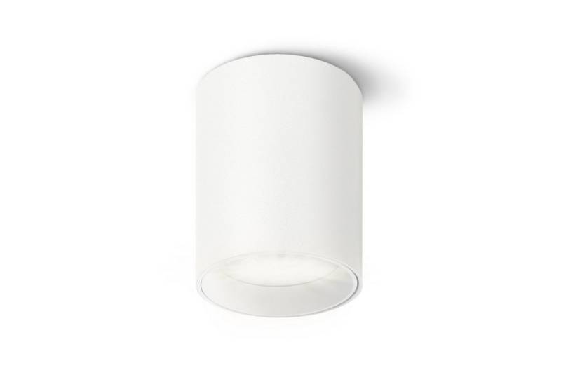 SSC-LUXon LED Aufbaustrahler Mini Aufbau LED Spot TOBI-S in rund weiss mit LED GU10 wechselbar 3W, Neutralweiß von SSC-LUXon