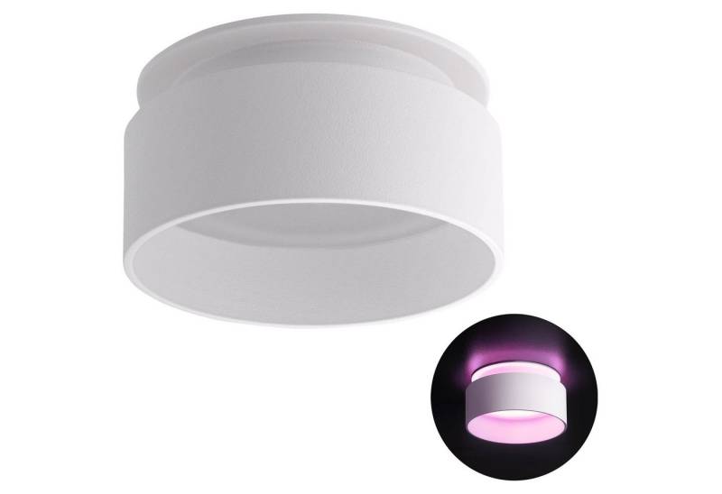 SSC-LUXon LED Aufbaustrahler Sudara Design LED Einbauleuchte weiss indirektes Licht mit LED, RGB & Weißtöne von SSC-LUXon