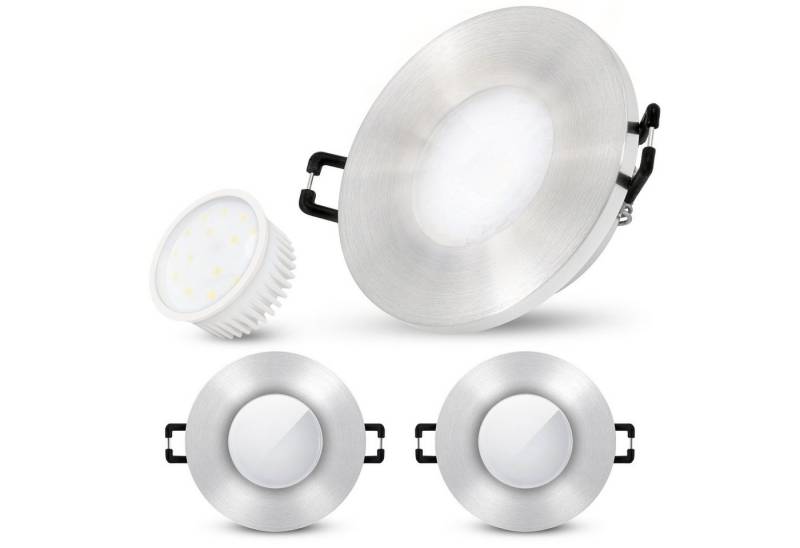 SSC-LUXon LED Außen-Deckenleuchte BEDA Einbauleuchte flach IP65 LED Modul wechselbar neutralweiss 230, Neutralweiß von SSC-LUXon