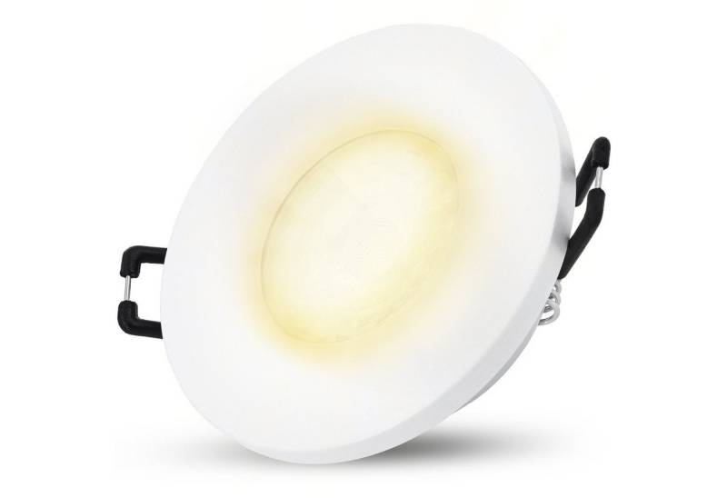 SSC-LUXon LED Außen-Deckenleuchte BEDA Einbaustrahler IP65 flach mit wechselbarem LED Modul 230V, Warmweiß von SSC-LUXon