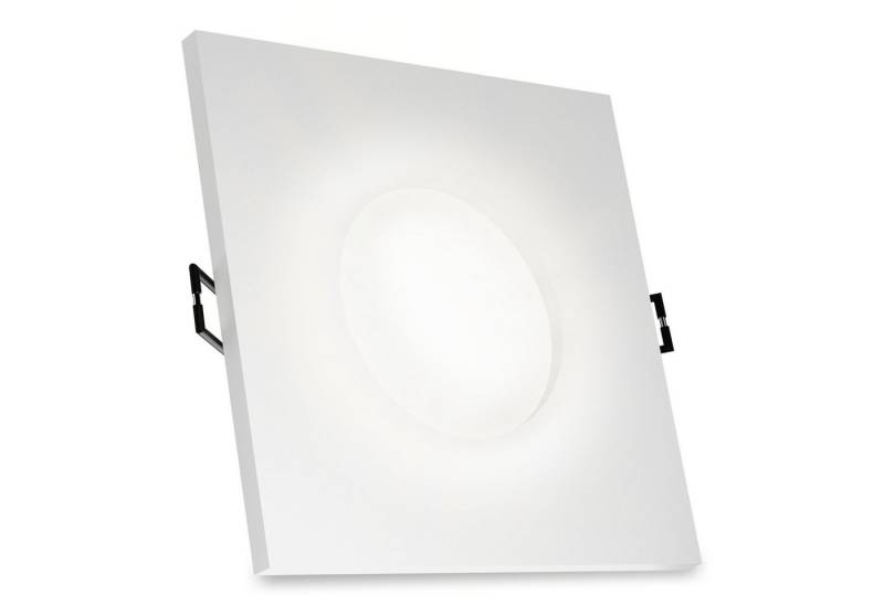 SSC-LUXon LED Außen-Deckenleuchte BEDA Einbaustrahler quadratisch flach IP65 mit LED Modul 230V, Neutralweiß von SSC-LUXon