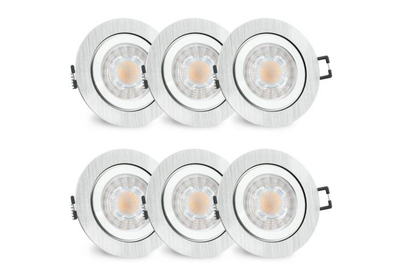 SSC-LUXon LED Außen-Deckenleuchte RW-2 LED Einbauleuchte fuer Bad & Aussen IP44 Alu rund mit LED GU10 5W, Neutralweiß SSC-LUXon LED Außen-Deckenleuchte RW-2 LED Einbauleuchte fuer Bad & Aussen IP44 Alu rund mit LED GU10 5W, Neutralweiß von SSC-LUXon
