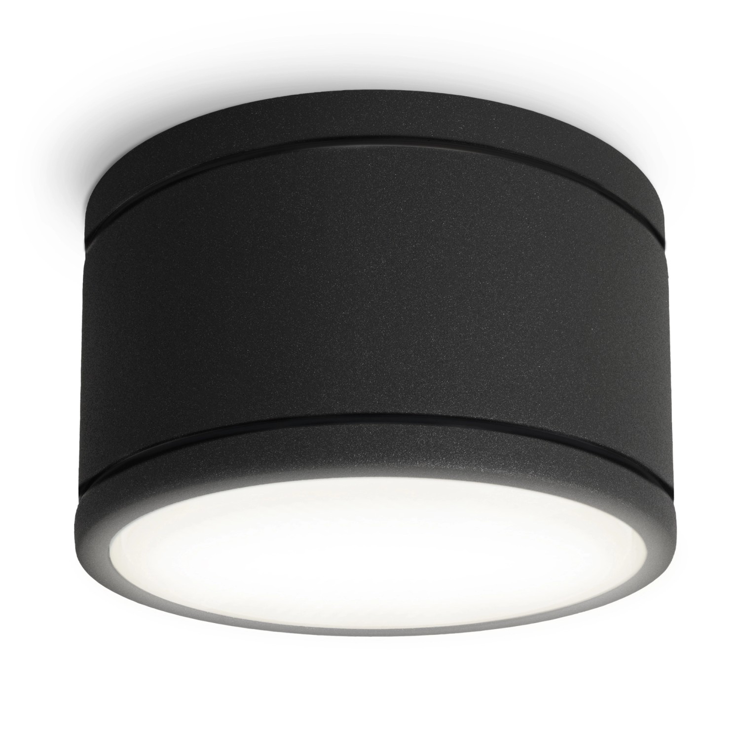 SSC-LUXon CELI-WX LED Aufbauspot Schwarz IP44 GX53 5W Neutralweiß für Badezimmer von SSC-LUXon