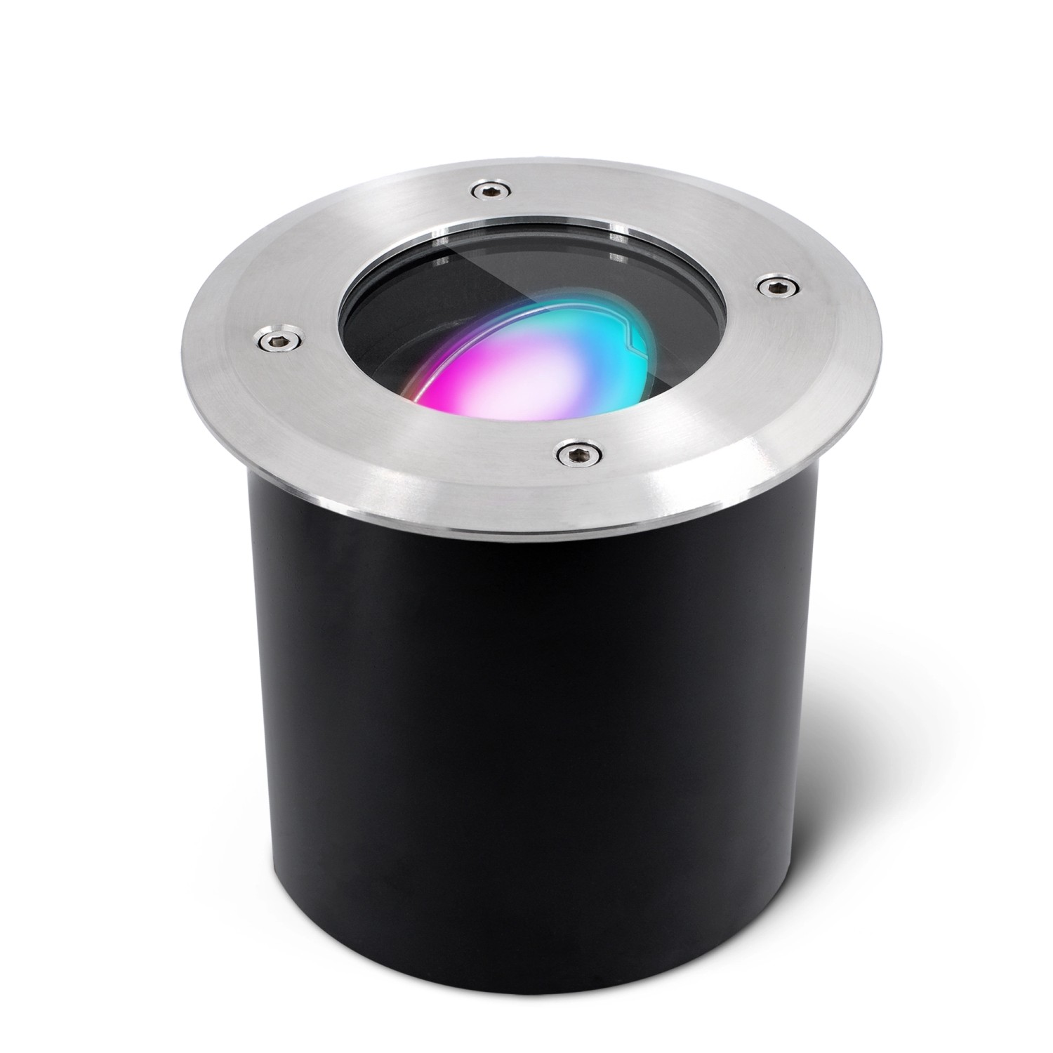 SSC-LUXon Jadina Bodenstrahler Außen Flach Smart RGB LED Schwenkbar mit WLAN Steuerung von SSC-LUXon