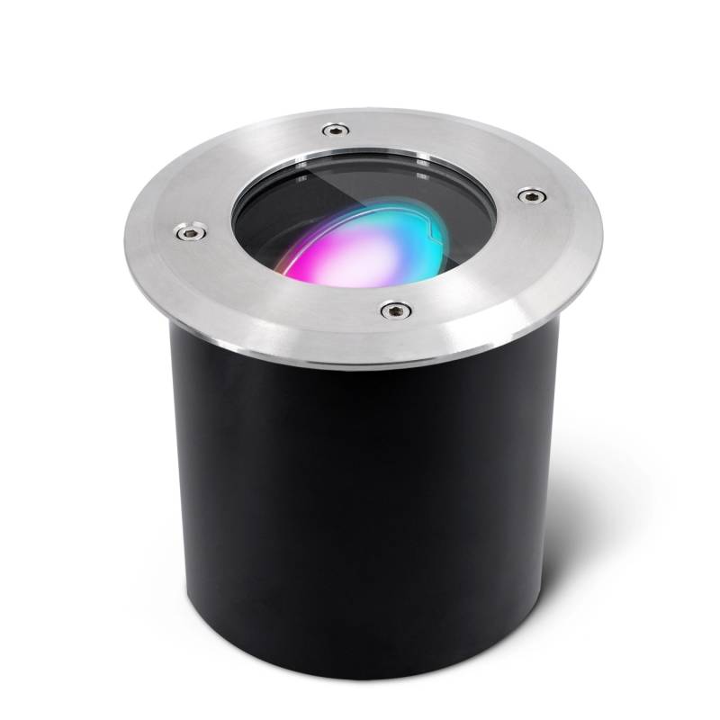 SSC-LUXon Jadina Bodenstrahler Außen Flach Smart RGB LED Schwenkbar mit WLAN Steuerung von SSC-LUXon