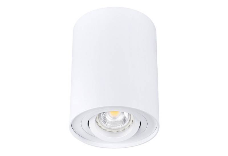 SSC-LUXon LED Aufbaustrahler LED Deckenleuchte Spot weiss BORD DLP-50-W schwenkbar mit LED GU10, Warmweiß von SSC-LUXon