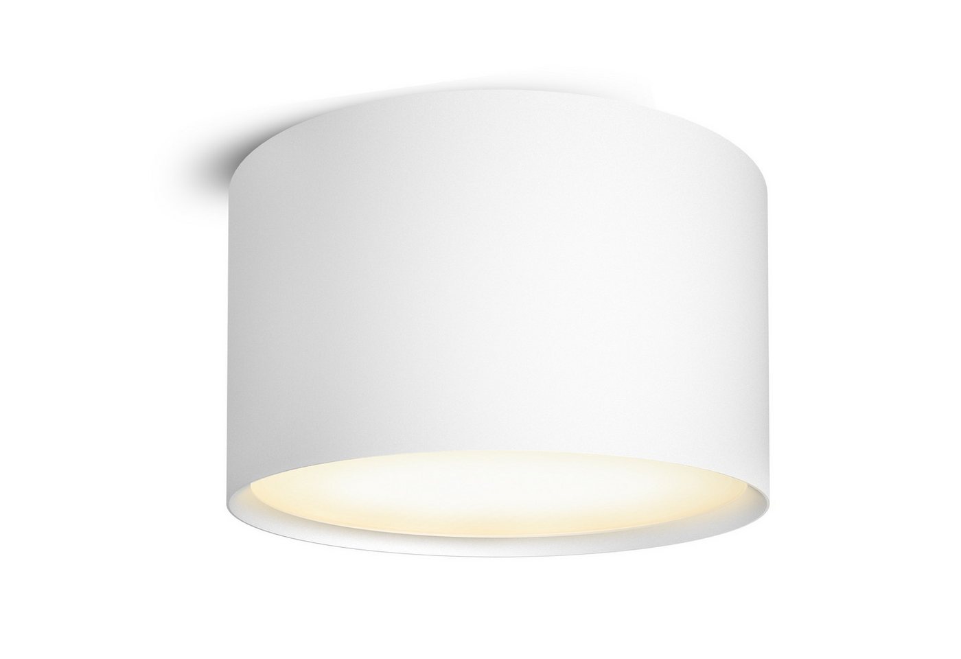 SSC-LUXon LED Aufbaustrahler PIATO Design LED Aufbaustrahler matt weiß warmweiß 6W, Warmweiß von SSC-LUXon