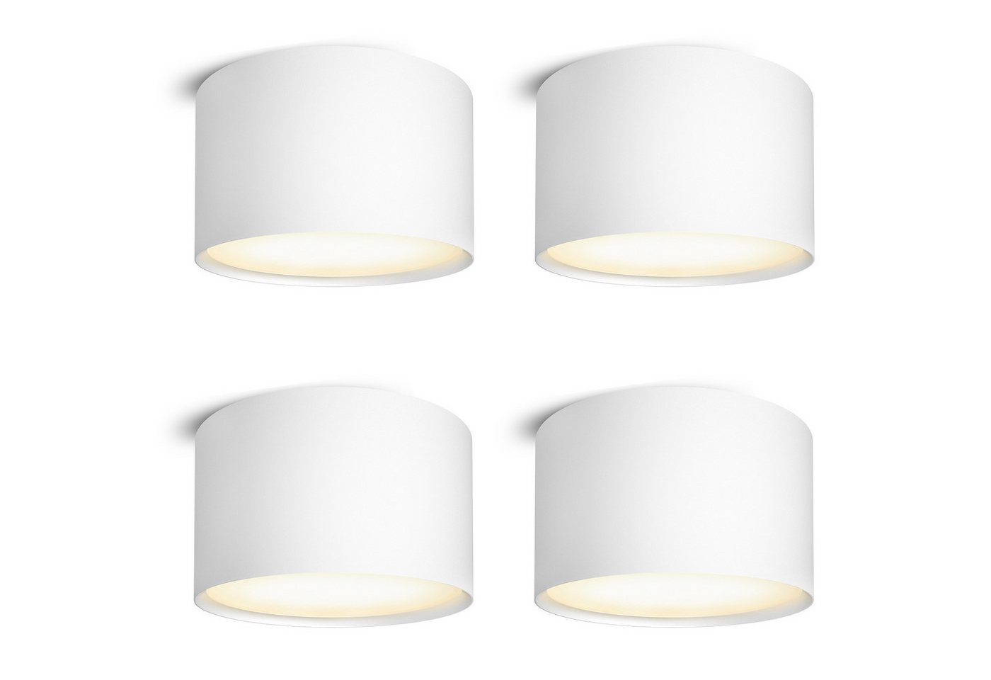 SSC-LUXon LED Aufbaustrahler PIATO Design LED Aufbaustrahler matt weiß warmweiß 6W, Warmweiß SSC-LUXon LED Aufbaustrahler PIATO Design LED Aufbaustrahler matt weiß warmweiß 6W, Warmweiß von SSC-LUXon